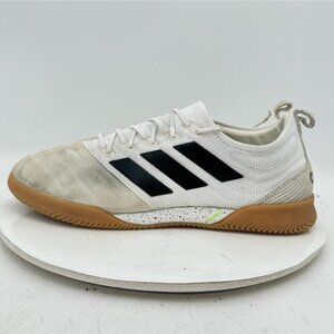 Adidas Copa 20.1 Men Size 11 G28620 White Suede Mesh Black Indoor Soccer Shoes
